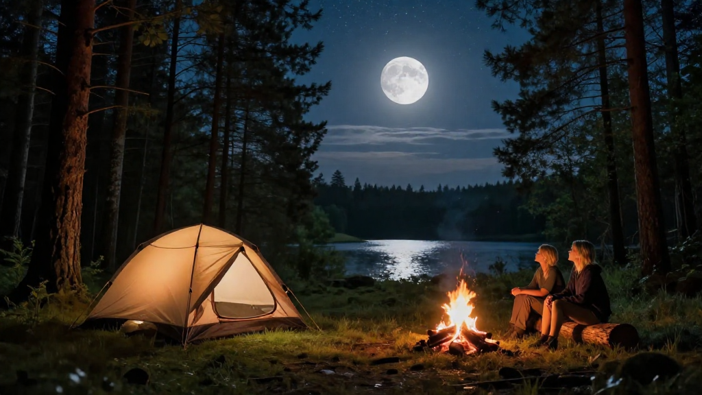 What to Expect Camping Under a Full Moon