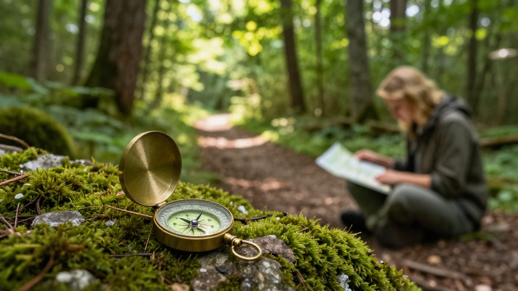 How to Navigate Camping Trails with a Compass