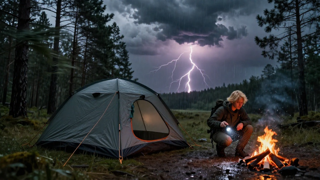 How to Stay Safe Camping in a Thunderstorm