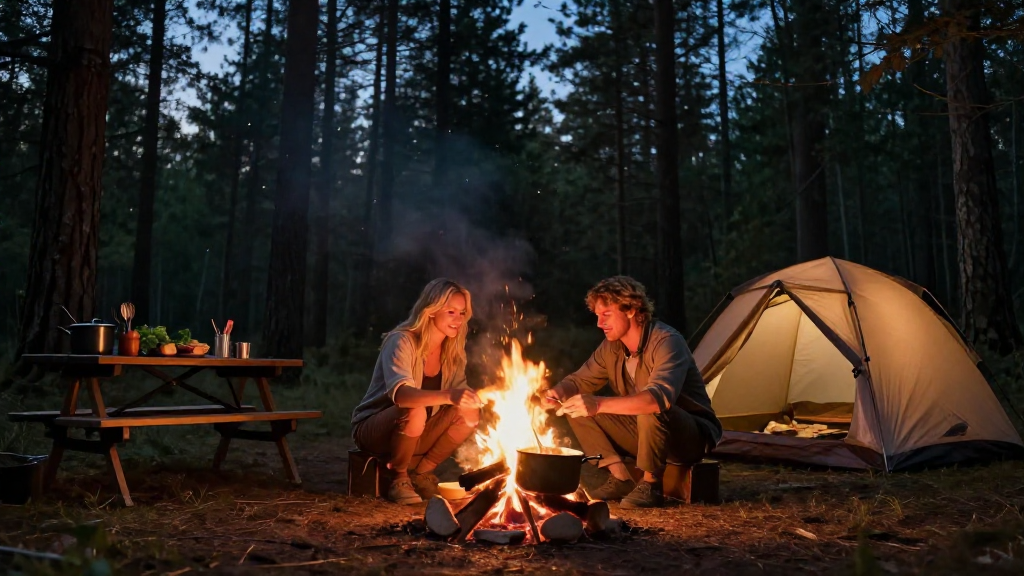 How to Cook Together While Camping