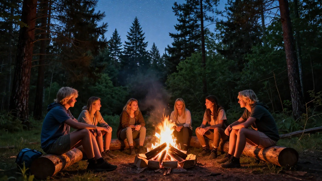 How to Coordinate Camping with a Group