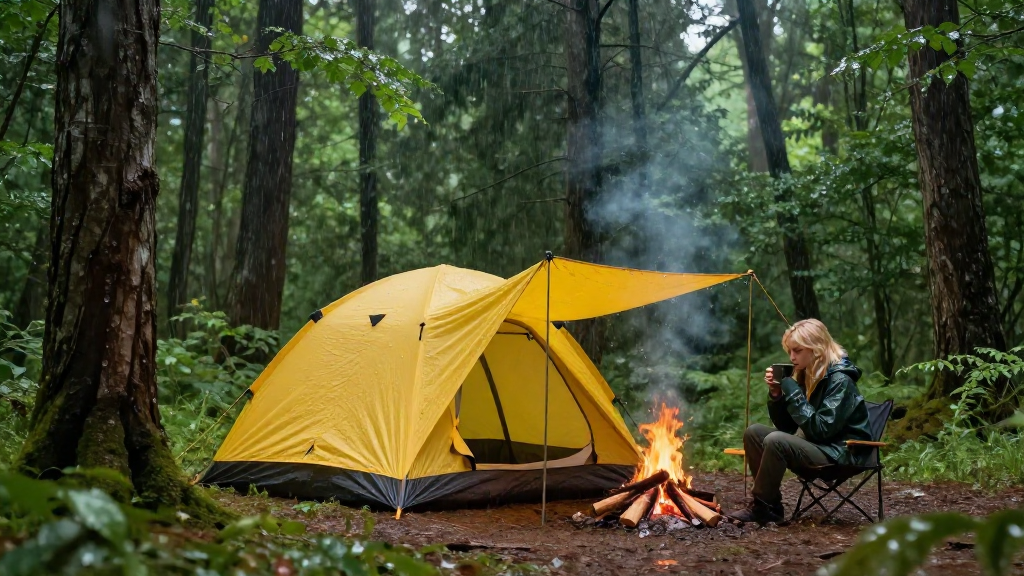 How to Deal with Rain While Camping