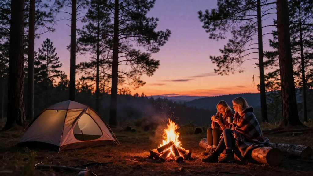How to Create a Relaxing Camping Evening Routine